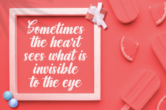 Angelist Heart Font Poster 5