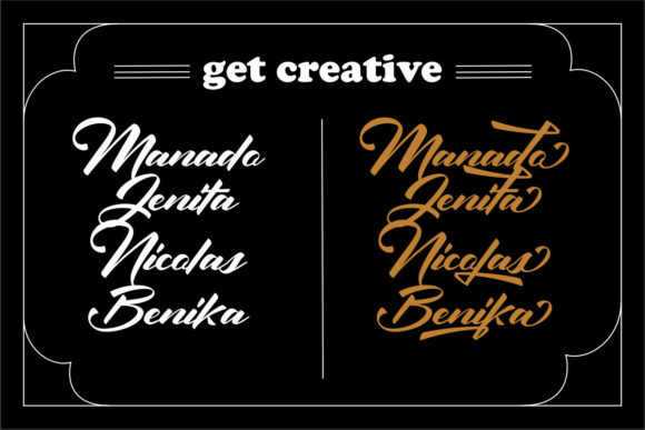 Angellina Font Poster 3