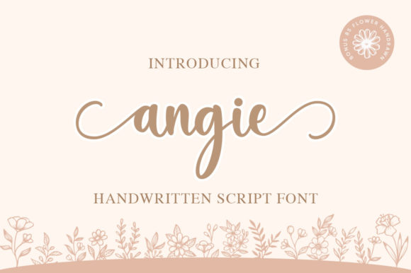 Angie Font Poster 1