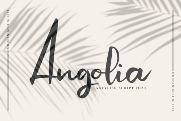 Angolia Script Font