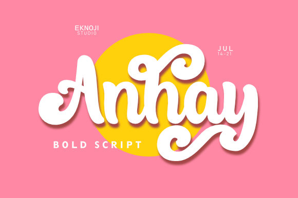 Anhay Font Poster 1