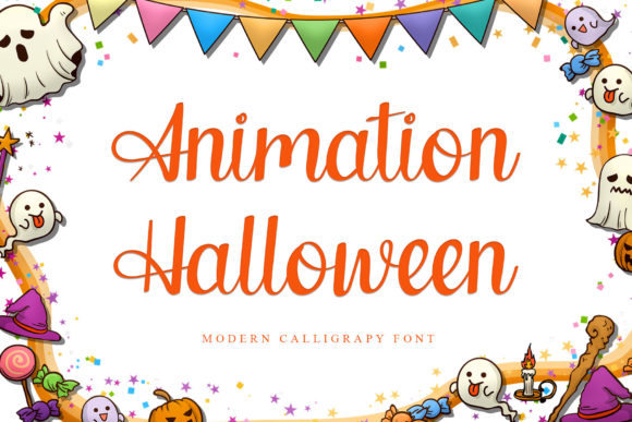Animation Halloween Font Poster 1