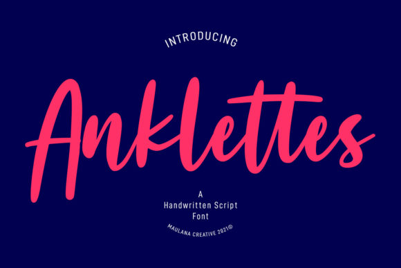 Anklettes Font