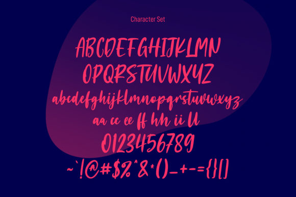 Anklettes Font Poster 8