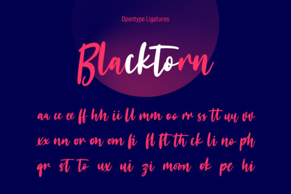 Anklettes Font Poster 9