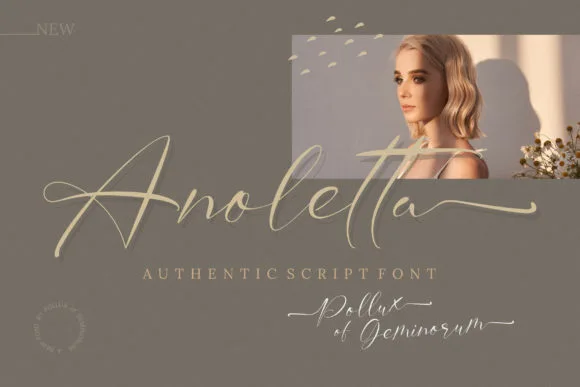 Anoletta Font Anoletta Font Poster 1