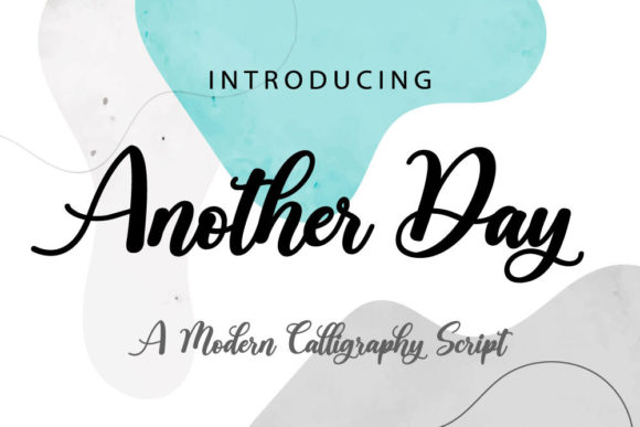 Another Day Font Poster 1