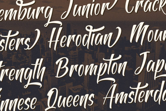 Antapin Font Poster 3