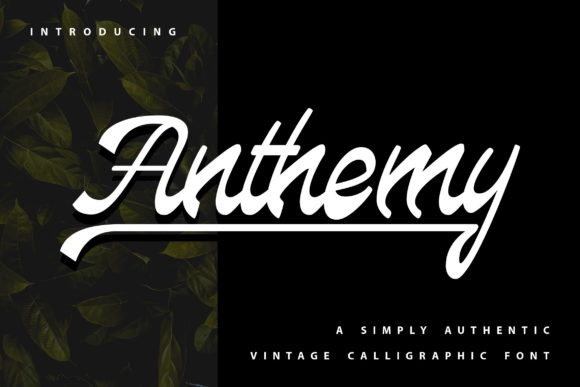 Anthemy Font Poster 1