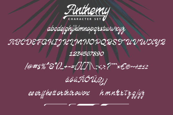 Anthemy Font Poster 6