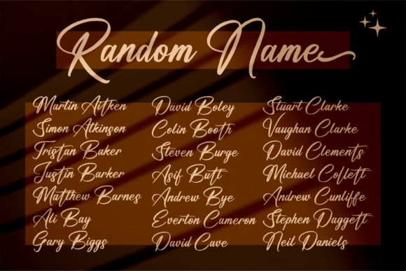 Anthony Hunter Font Poster 2