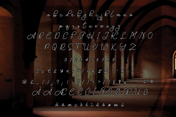 Antique Font Poster 4