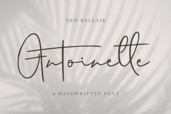 Antoinette Font Poster 1