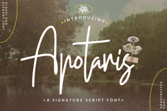 Apotaris Font Poster 1