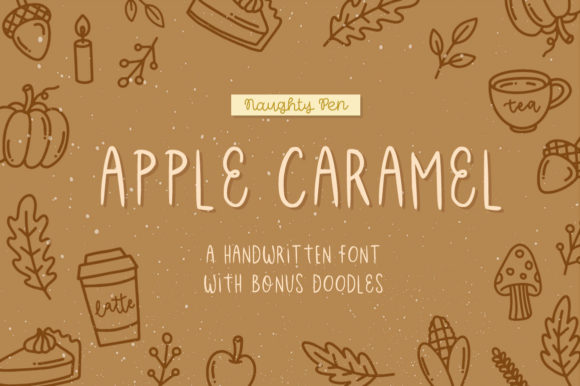 Apple Caramel Font Poster 1