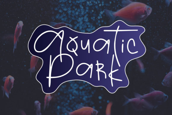 Aquatic Park Font Poster 1