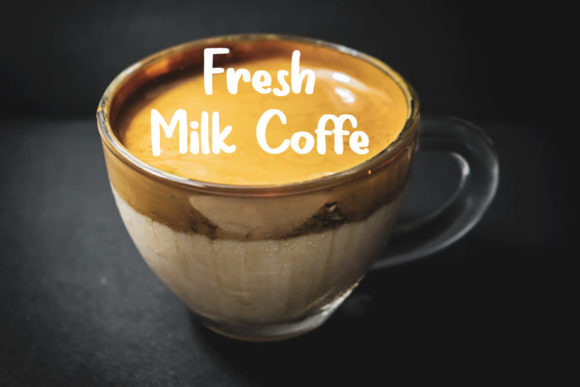 Arabica Coffee Font Poster 3