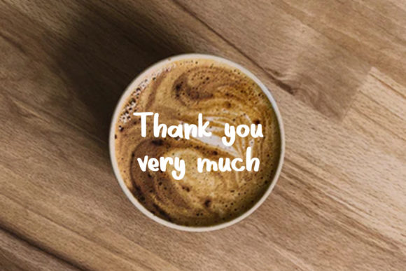 Arabica Coffee Font Poster 6