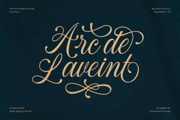 Arc De Laveint Font Poster 1