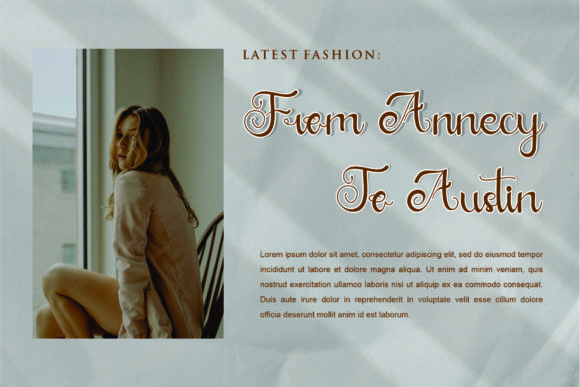 Arinda Font Poster 3