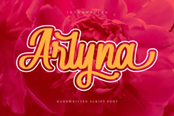 Arlyna Font Arlyna Font Poster 1