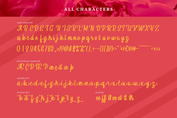 Arlyna Font Poster 6