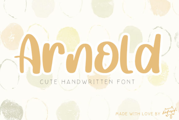 Arnold Font Poster 1