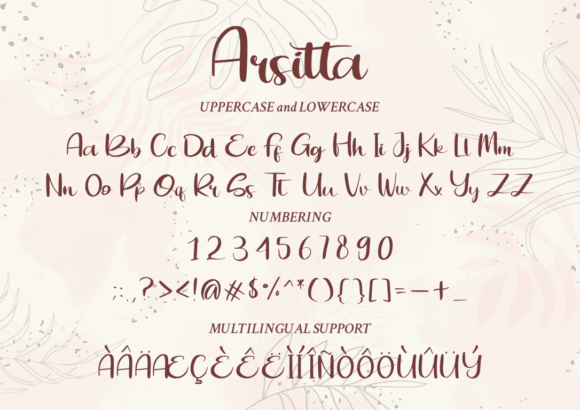 Arsitta Font Poster 3