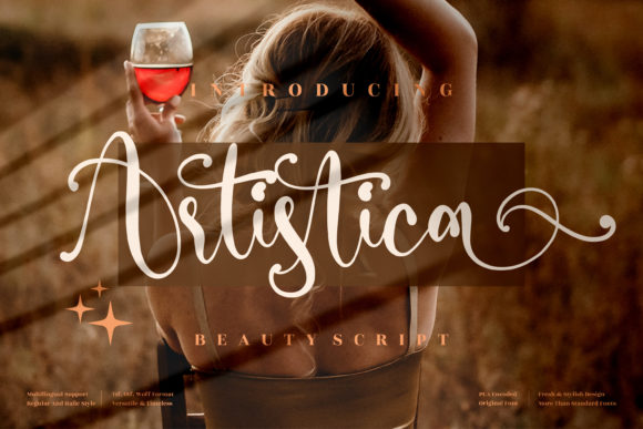 Artistica Font Poster 1