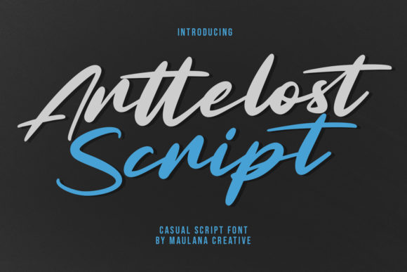 Arttelost Script Font Poster 1