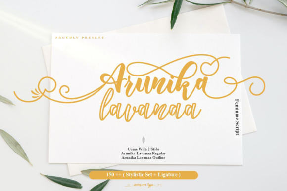 Arunika Lavanaa Font