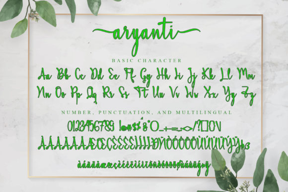 Aryanti Font Poster 10