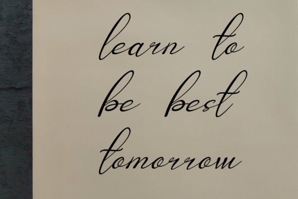 As Long As Font Poster 4