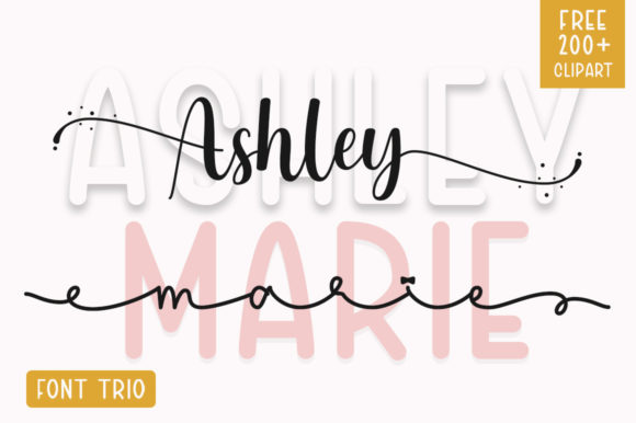 Ashley Marie Font Poster 1