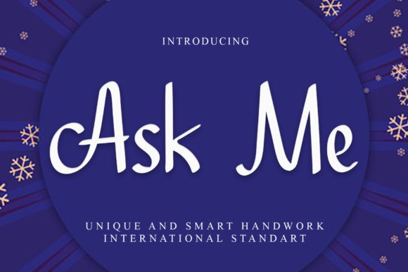 Ask Me Font