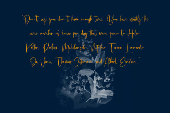 Astavilla Script Font Poster 2