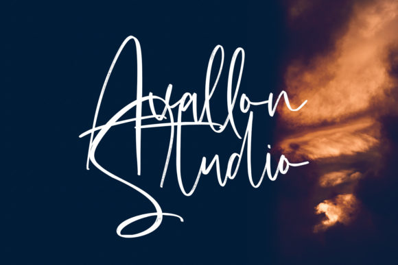 Astavilla Script Font Poster 4