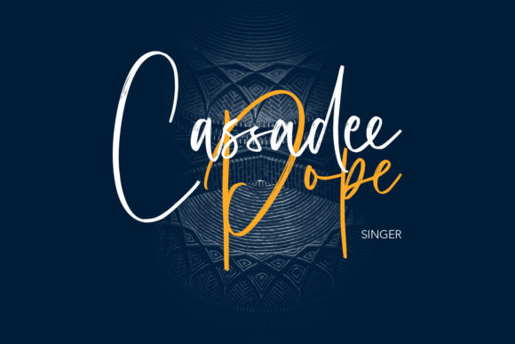 Astavilla Script Font Poster 5