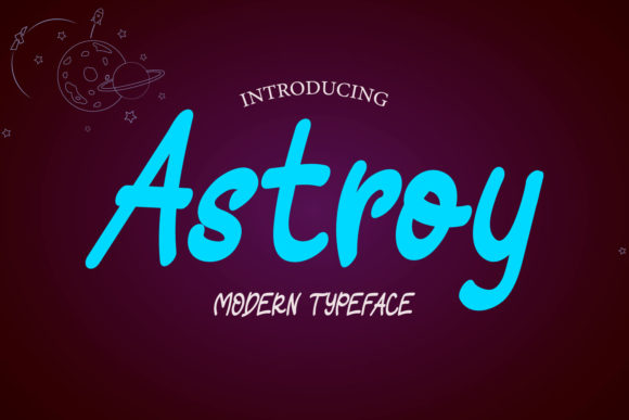 Astroy Font Poster 1