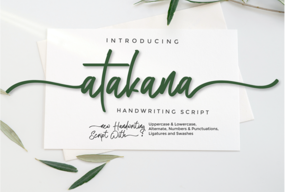 Atakana Script Font