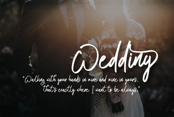 Atakana Script Font Poster 8