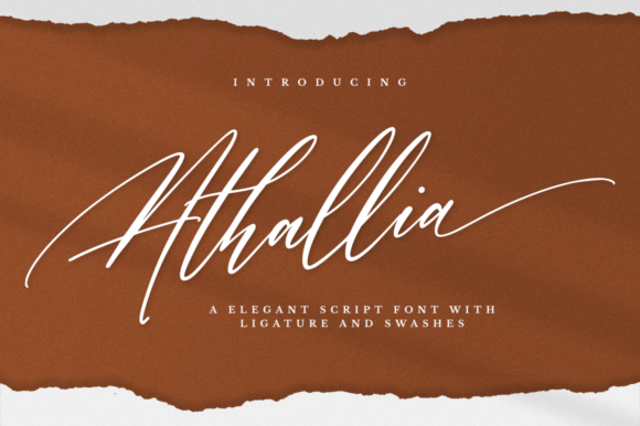 Athallia Font Poster 1