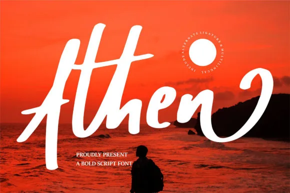 Athen Font Athen Font Poster 1