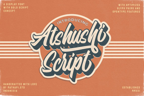 Atshushi Script Font