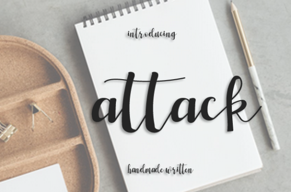 Attack Font