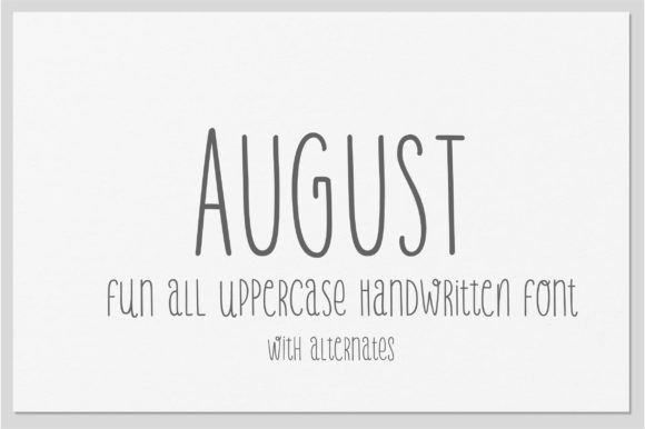 August Font