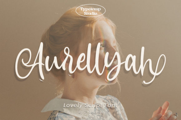 Aurellyah Script Font Poster 1