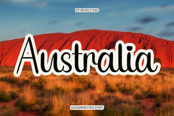 Australia Font Poster 1