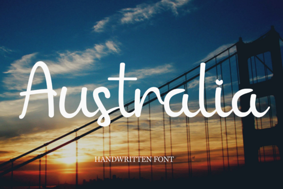 Australia Font Poster 2