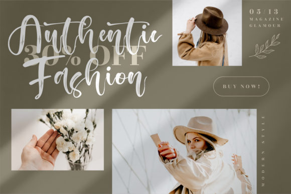 Australia Beauty Font Poster 6